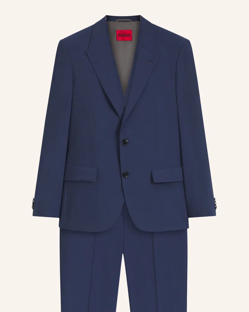 HUGO BOSS Business Anzug Henry/Getlin242V2X Slim Fit blau Blau