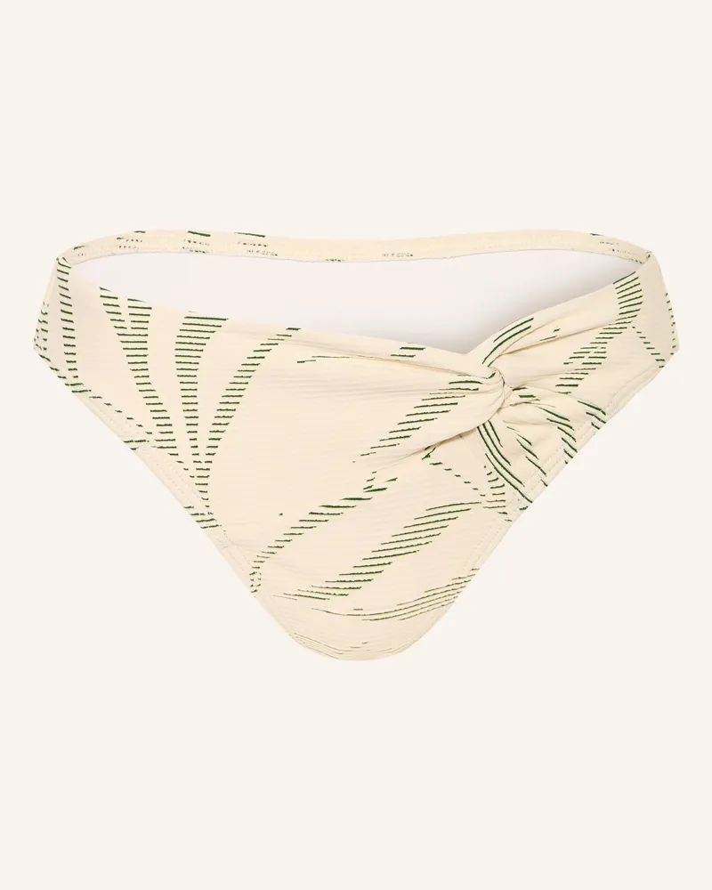 JETS Australia Basic-Bikini-Hose Botanic Lines beige Creme