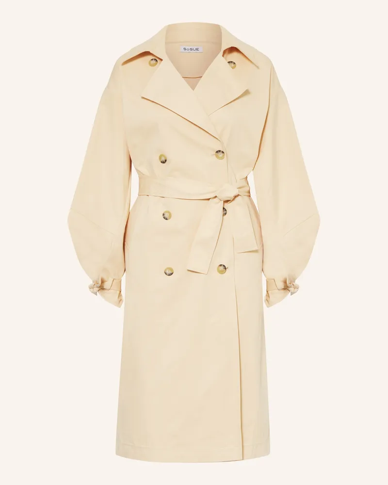 SoSUE Oversized-Trenchcoat ANTONIA Beige
