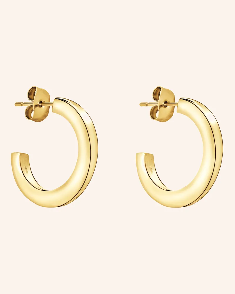 Liebeskind Creolen  aus  Edelstahl Gold