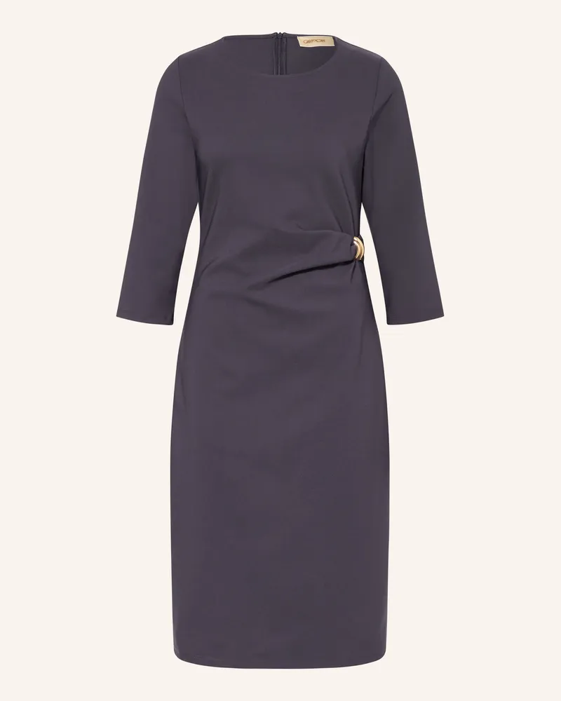 Cartoon Etuikleid Mit 3/4-Arm blau Dunkelblau