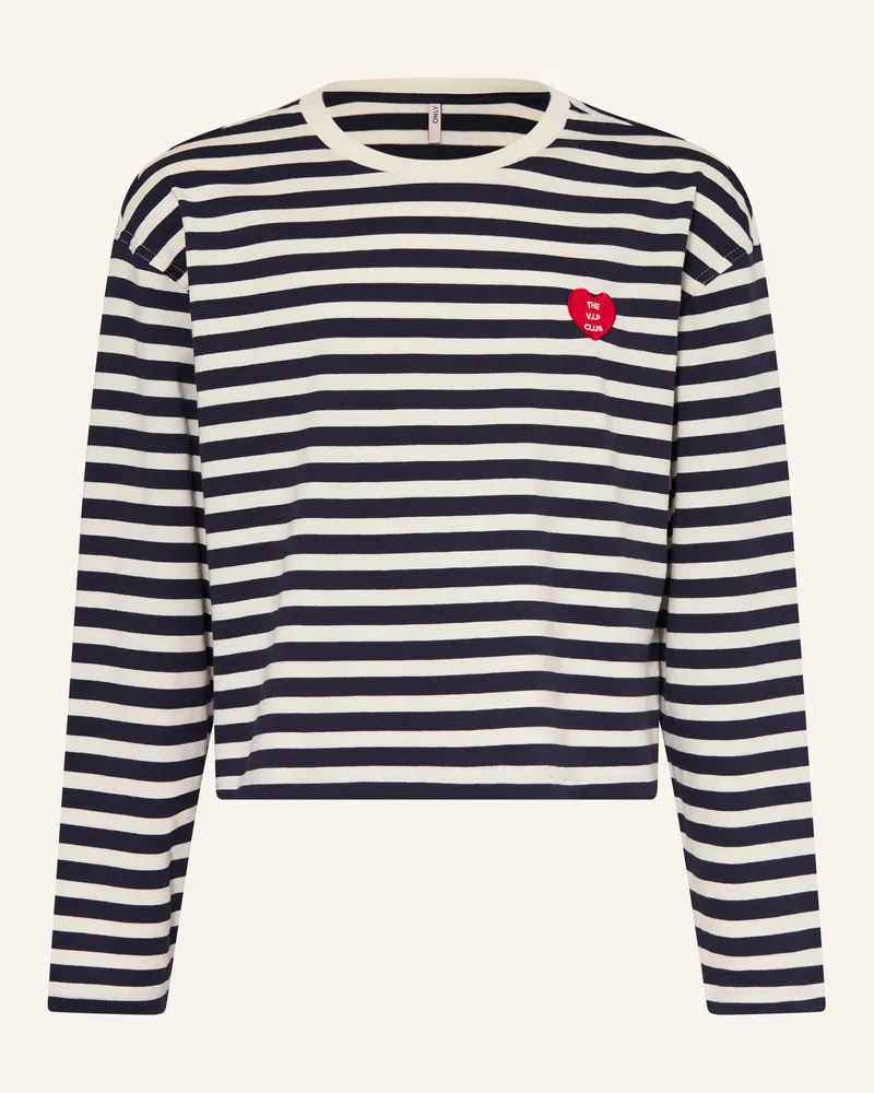 only Longsleeve blau Dunkelblau