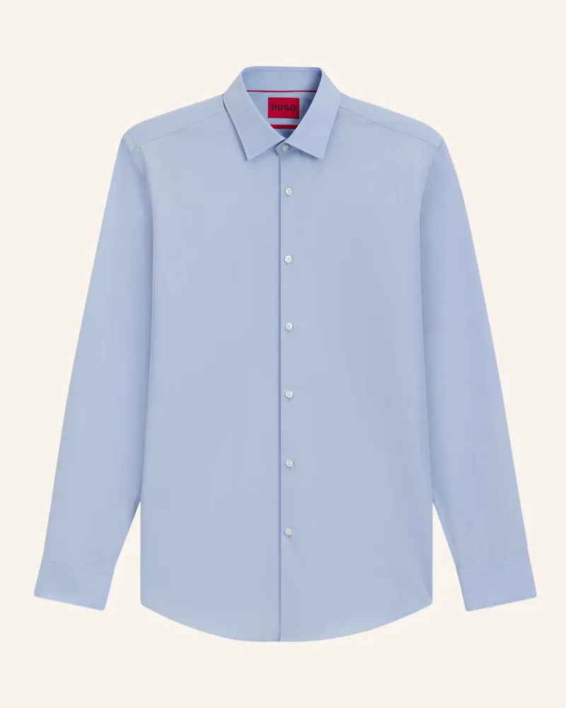 HUGO BOSS Business Hemd Kenno Slim Fit blau Hellblau