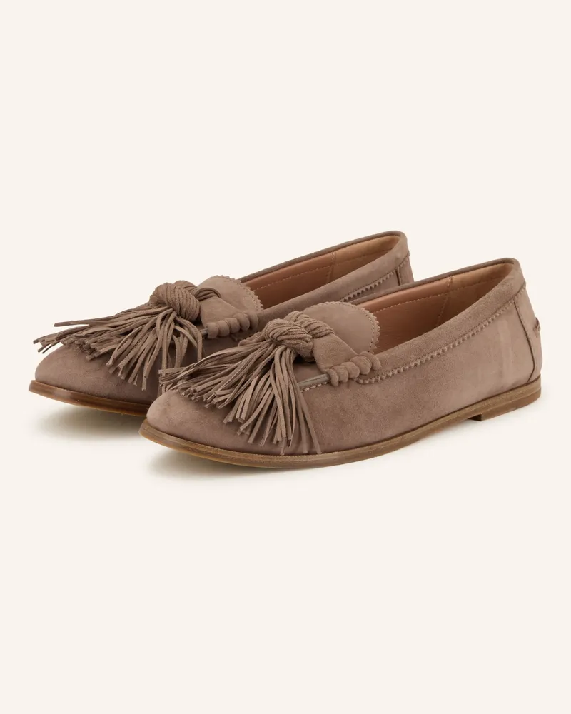 Aquazzura Loafer FREDDIE Taupe