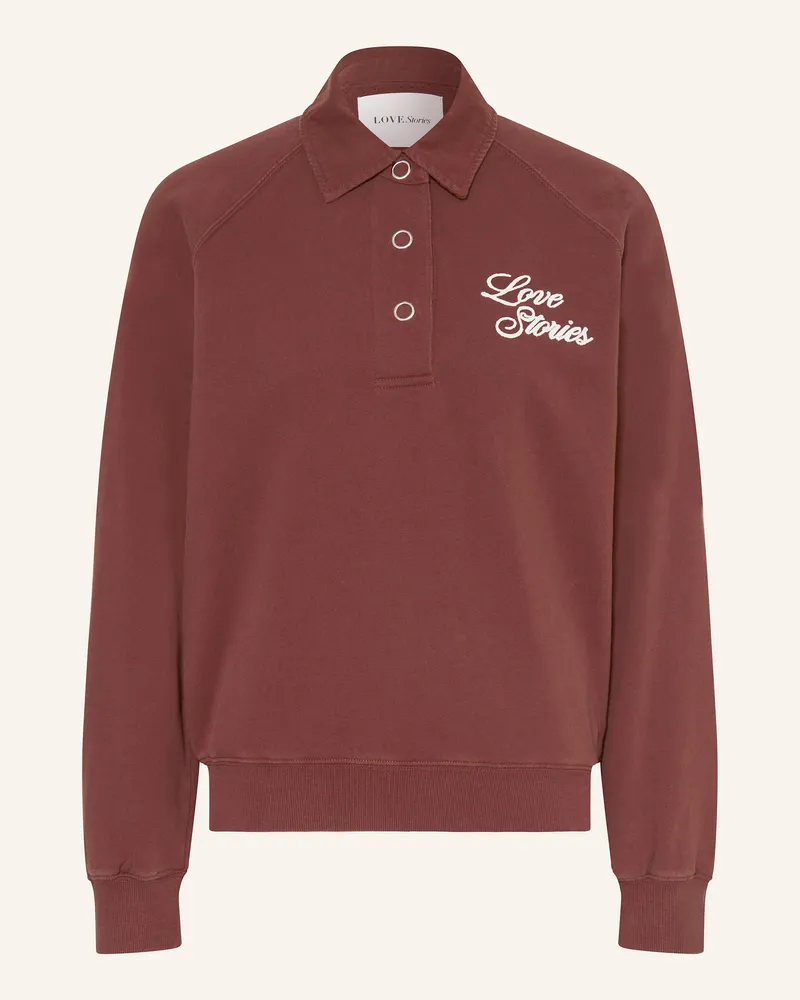 LOVE Stories Lounge-Sweatshirt RUSSELL Braun