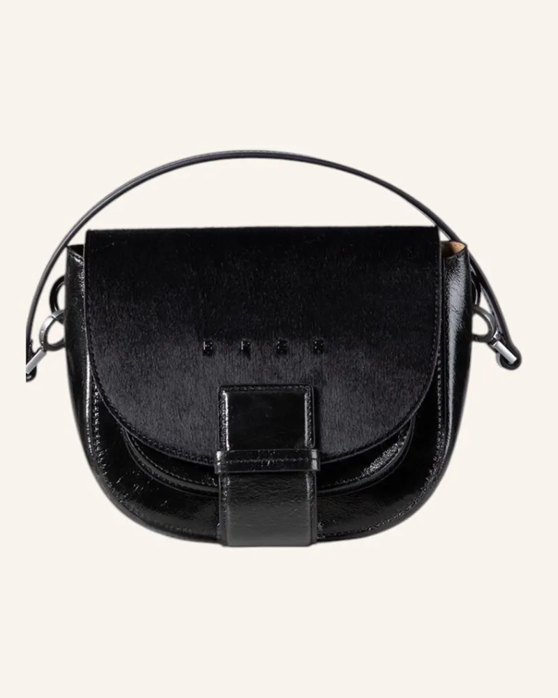BREE Überschlagtasche The Icons Ladytop schwarz Schwarz