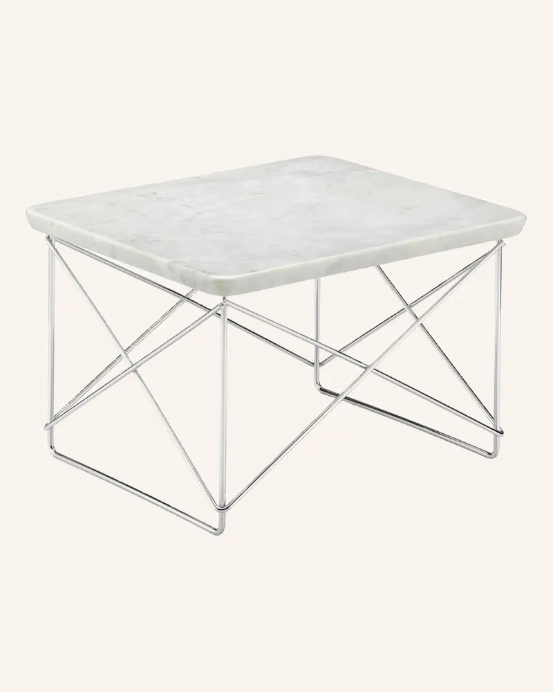 Vitra Beistelltisch Occasional Table Ltr silber Weiss