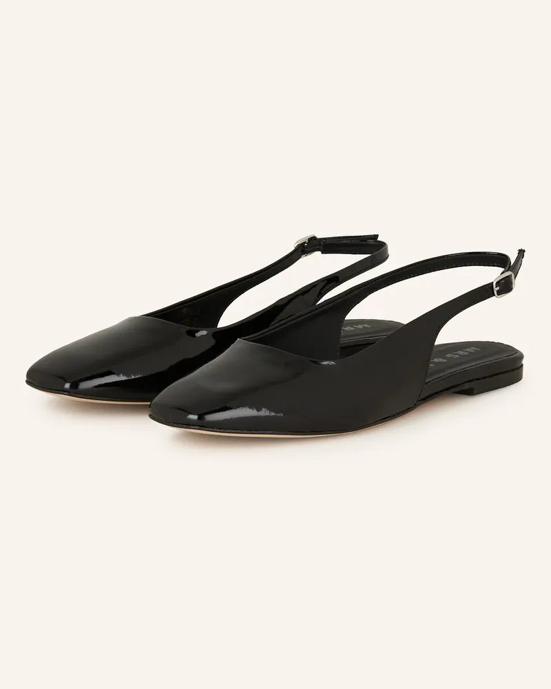 Mrs & HUGS Slingballerinas schwarz Schwarz