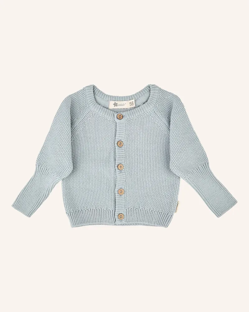 Sterntaler Strickjacke Struktur Silber