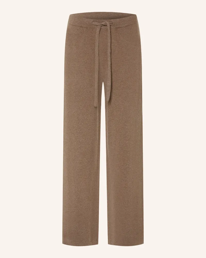 Roberto Collina Hose Pantalone Aus Merinowolle braun Taupe