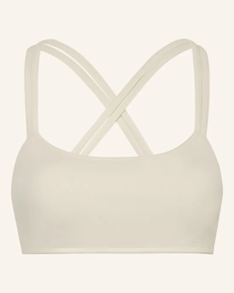MYMARINI Bustier-Bikini-Top  Sunny Top Swim Apparel Mit Uv-Schutz 50+ weiss Ecru