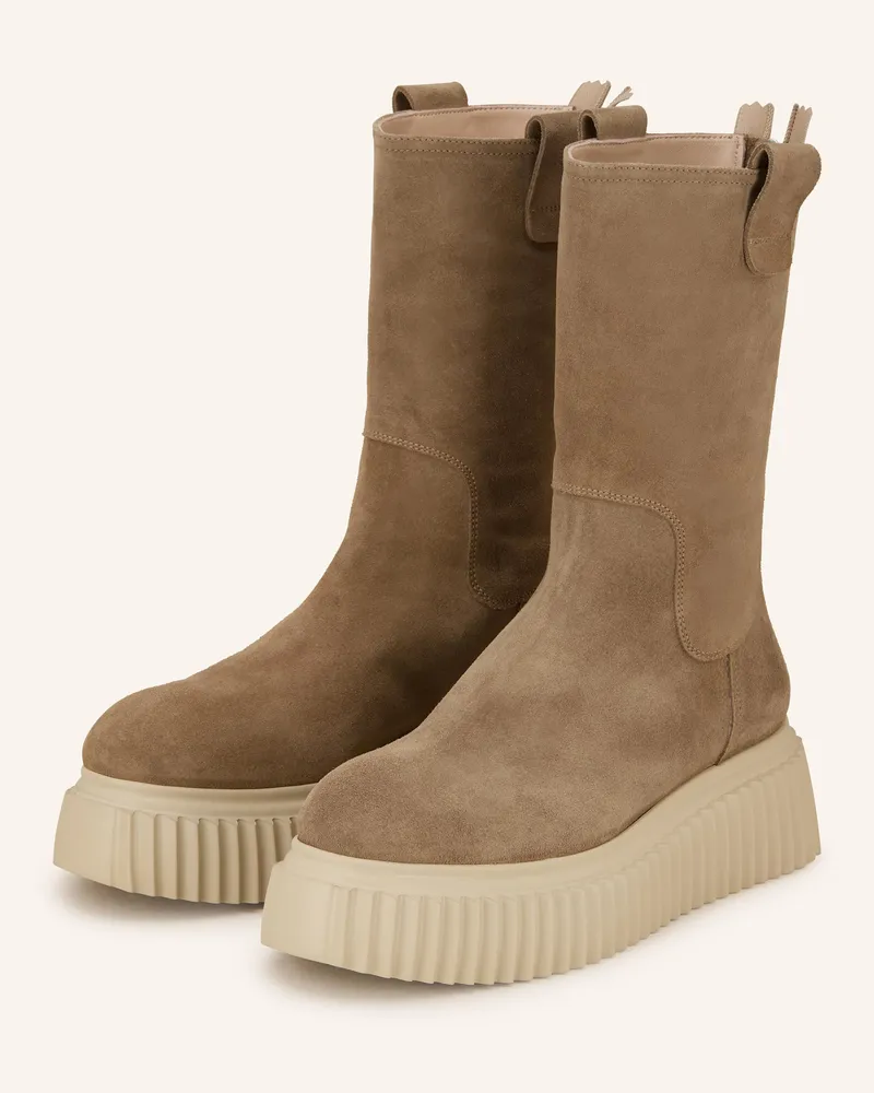 Attilio Giusti Leombruni Plateau-Boots MILAGROS Beige
