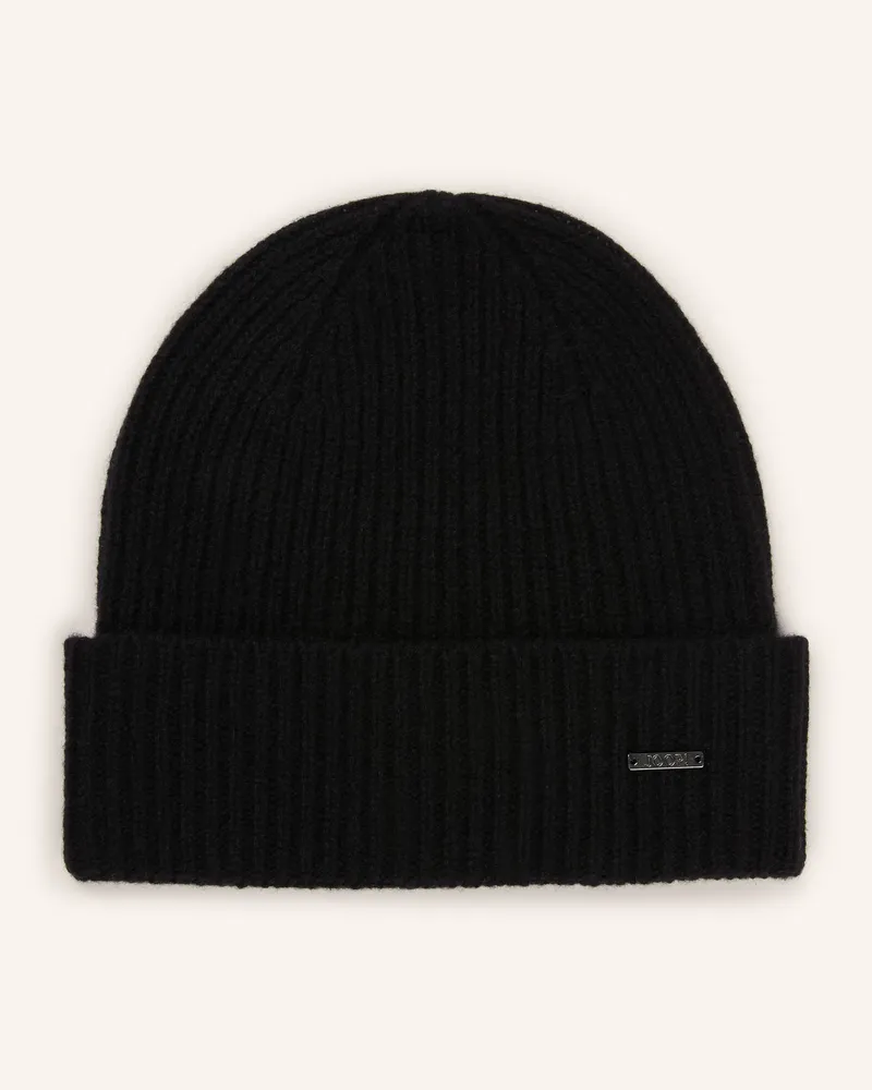 JOOP! Cashmere-Mütze Fenol schwarz Schwarz