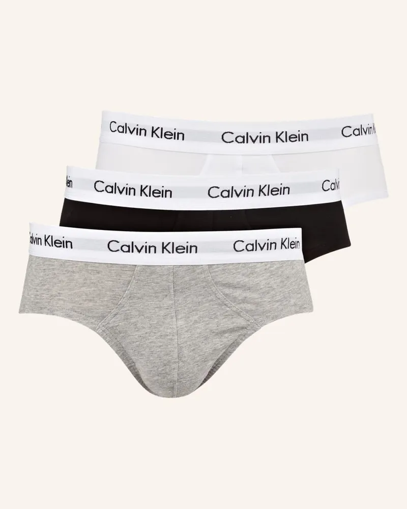 Calvin Klein 3er-Pack Slips COTTON STRETCH Schwarz