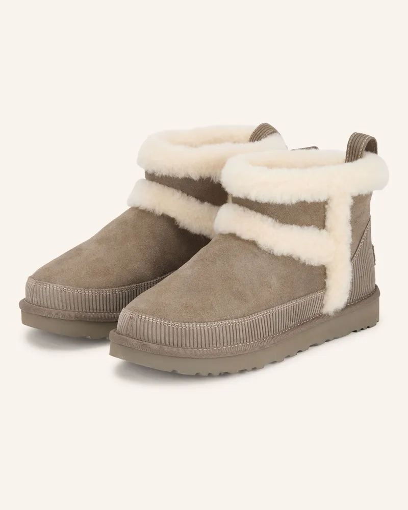 UGG Boots Classic Mini Heritage gruen Taupe