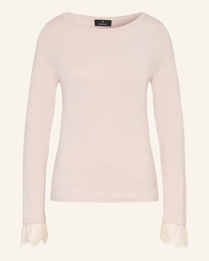 monari Longsleeve Mit Spitze rosa Hellrosa