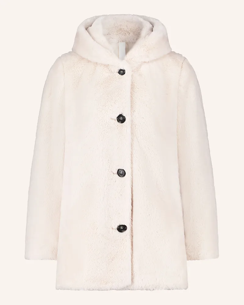 Betty Barclay Kunstfell-Jacke weiss Creme