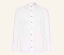Trachtenhemd Comfort Fit Mit Stehkragen weiss