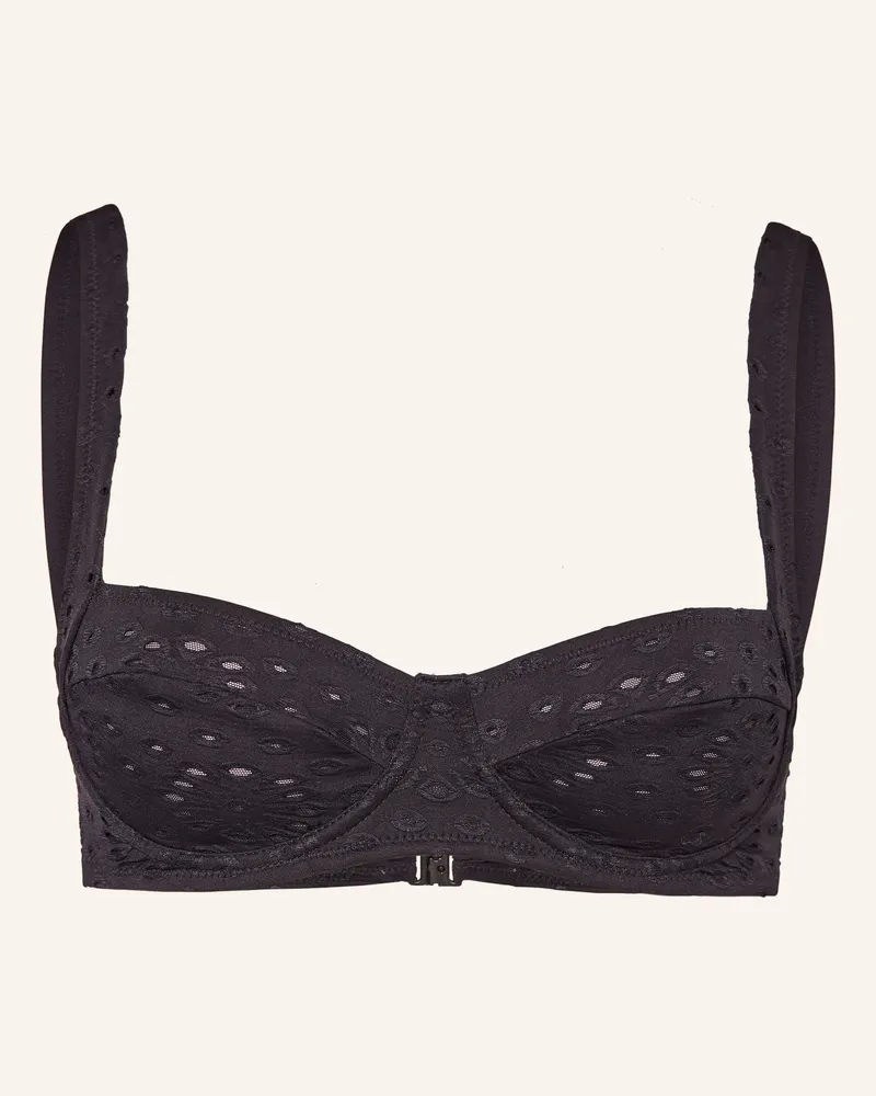 watercult Bügel-Bikini-Top Riviera Notes schwarz Schwarz