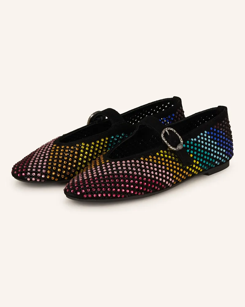Kurt Geiger Ballerinas Mayfair Mit Schmucksteinen schwarz Schwarz