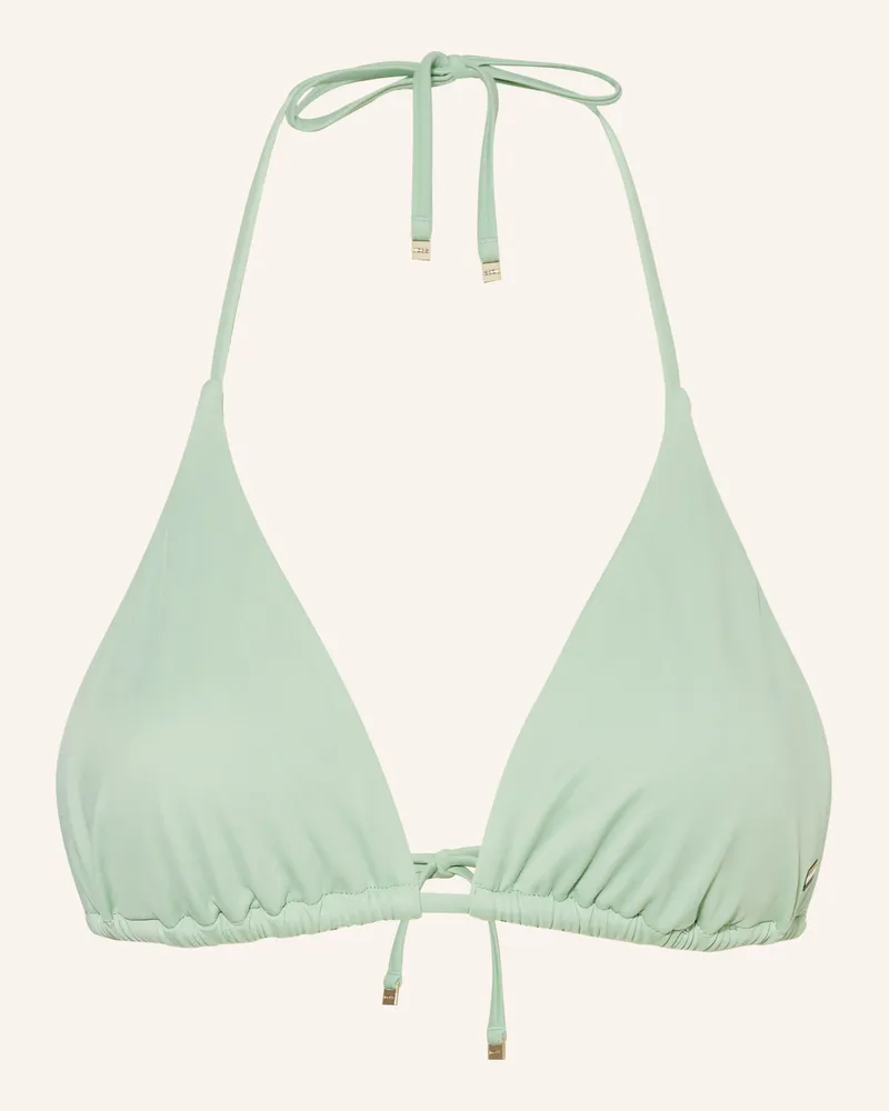 HUGO BOSS Triangel-Bikini-Top Hellgrün