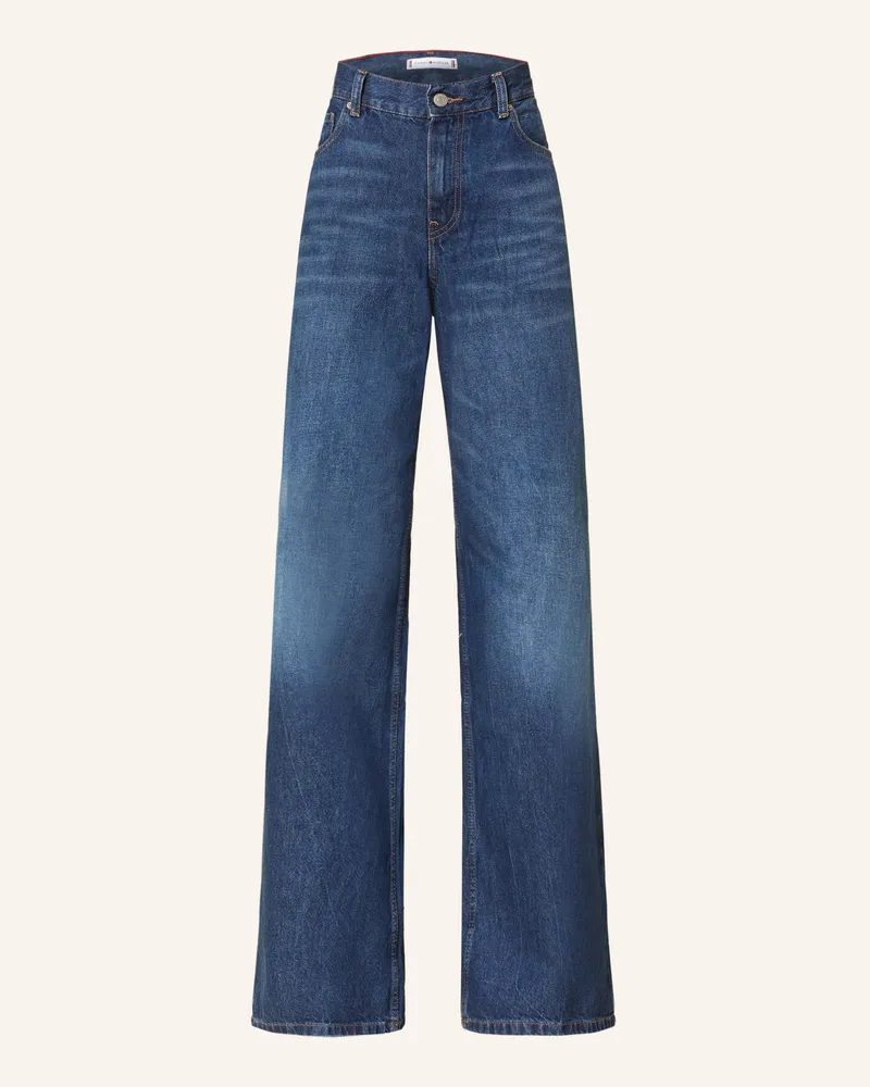 Tommy Hilfiger Wide Leg Jeans blau 1bj