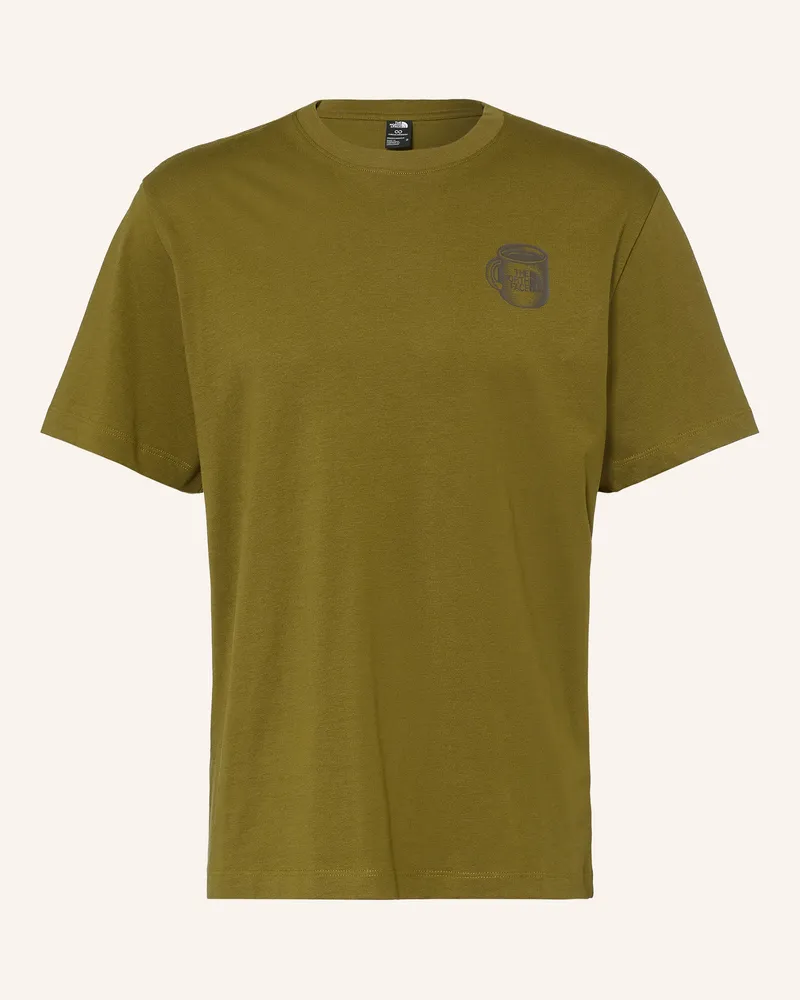 The North Face T-Shirt Basecamp Barista gruen Oliv