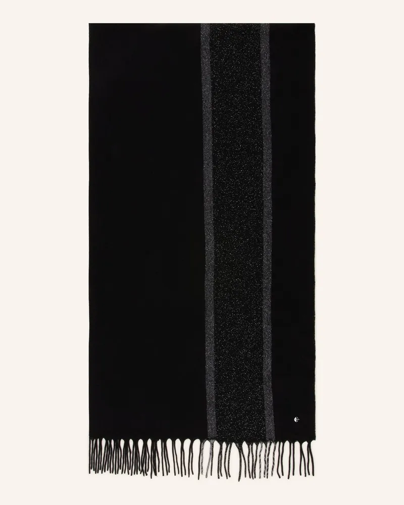Marc Cain Schal Mit Glitzergarn schwarz 900