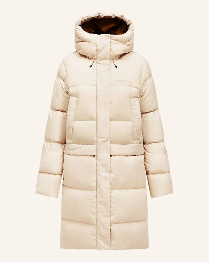 Peak Performance Daunenmantel Ecru