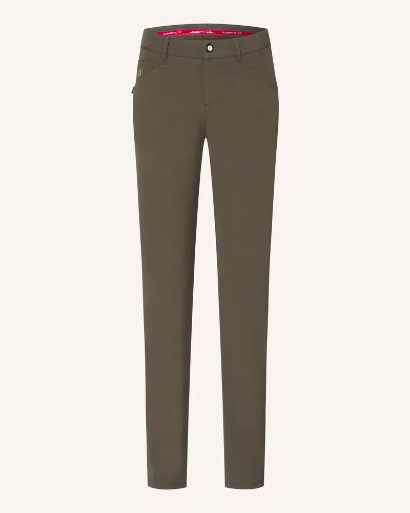 Alberto Golfhose Jana gruen Oliv