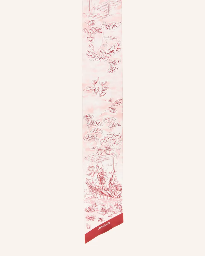 Ferragamo Seidenschal rosa Rosé