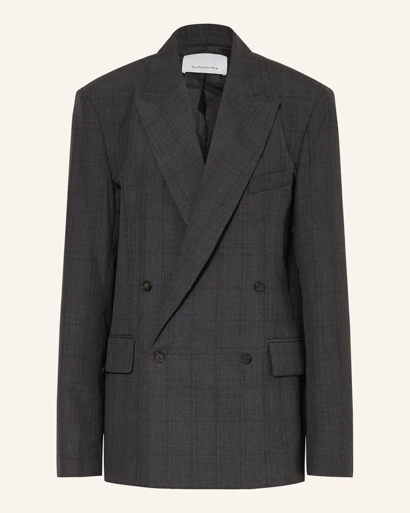 FRANKIE Shop Longblazer NEWARK Dunkelgrau