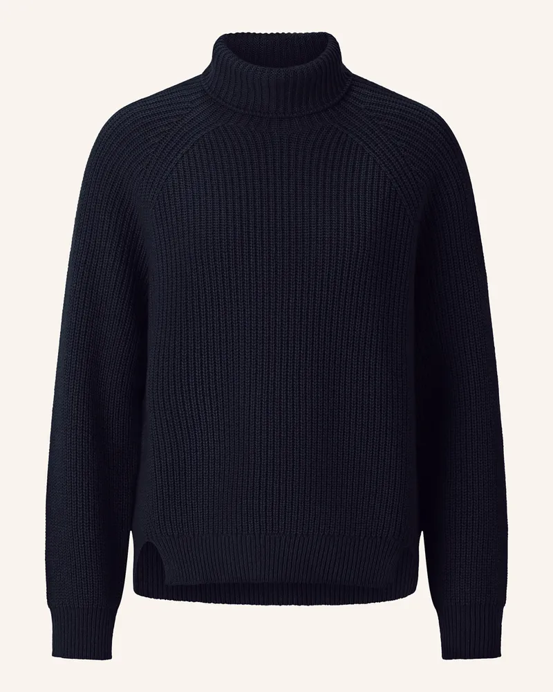 Rich&Royal Rollkragenpullover Dunkelblau
