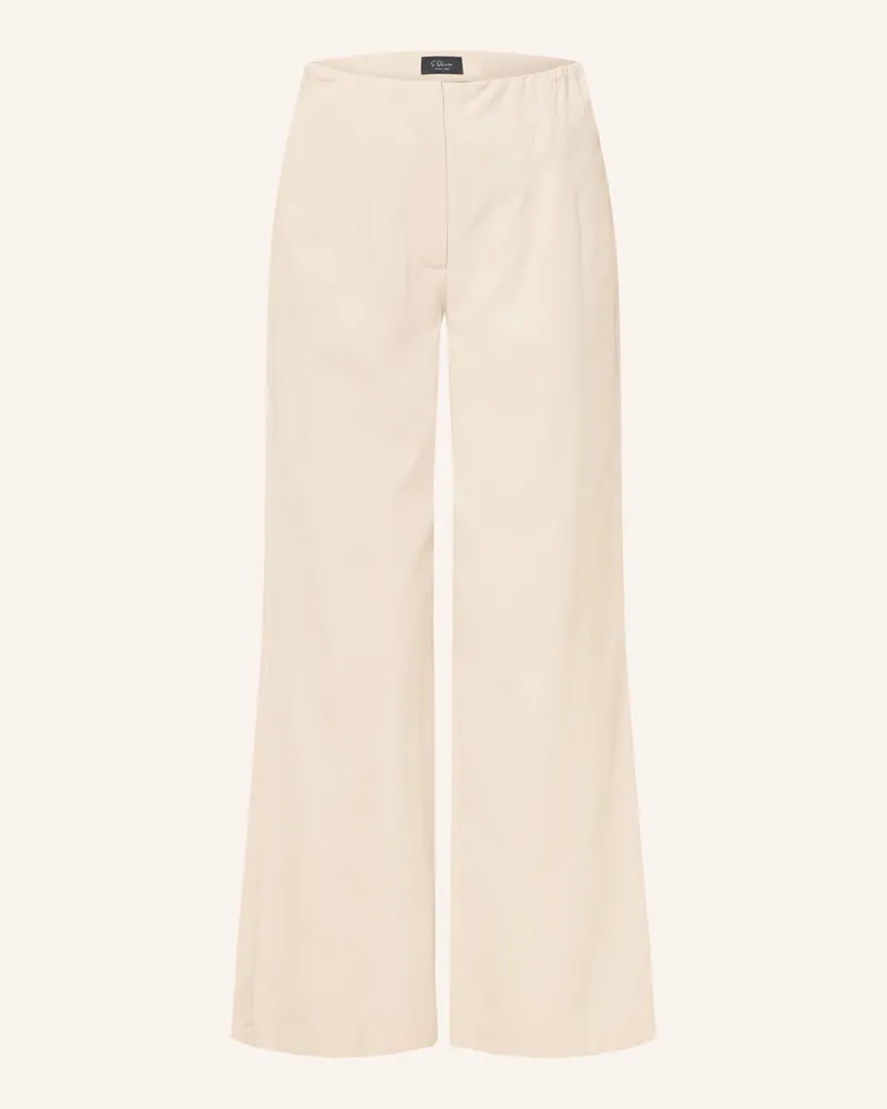S.Oliver Marlenehose weiss Beige