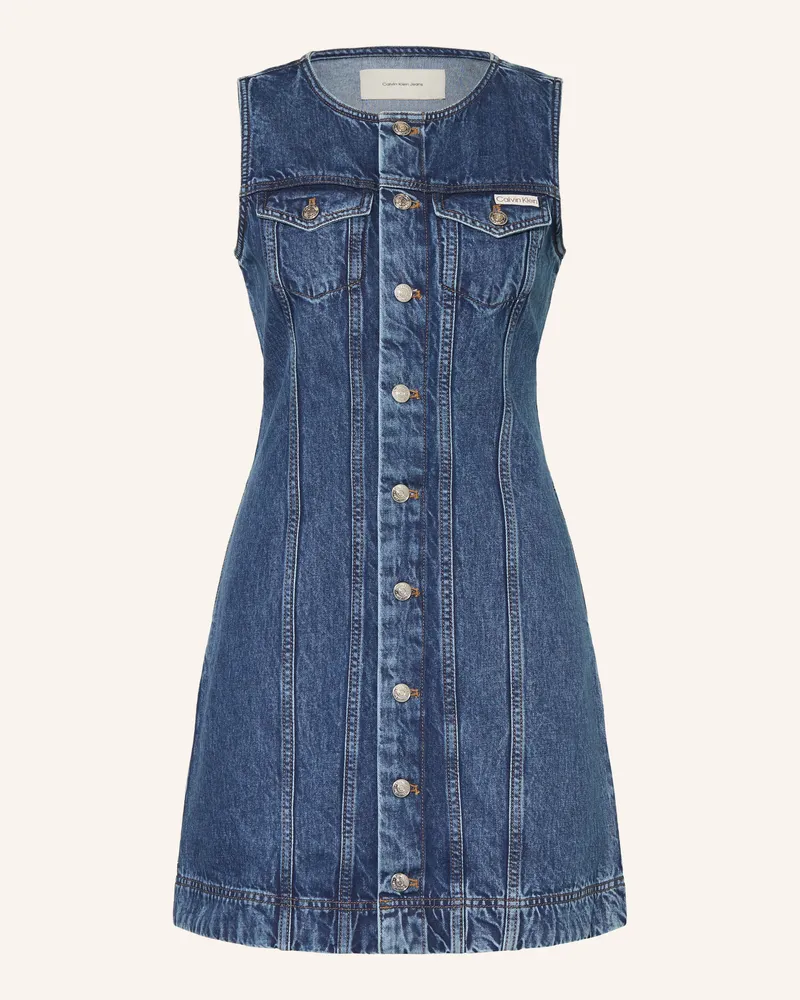 Calvin Klein Jeanskleid blau Dunkelblau