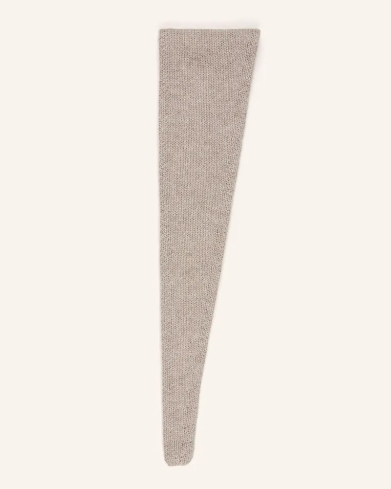 Mrs & HUGS Schal Mit Cashmere beige Taupe