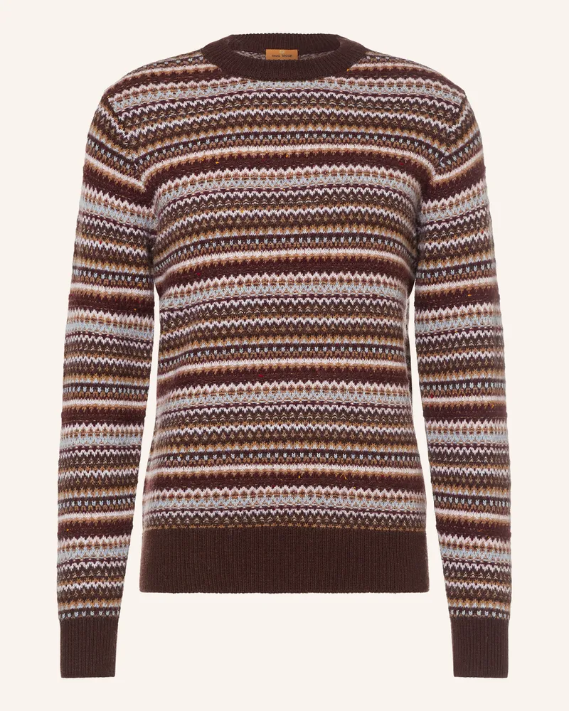 Mos Mosh Pullover Mmglaporte Pence braun Dunkelbraun