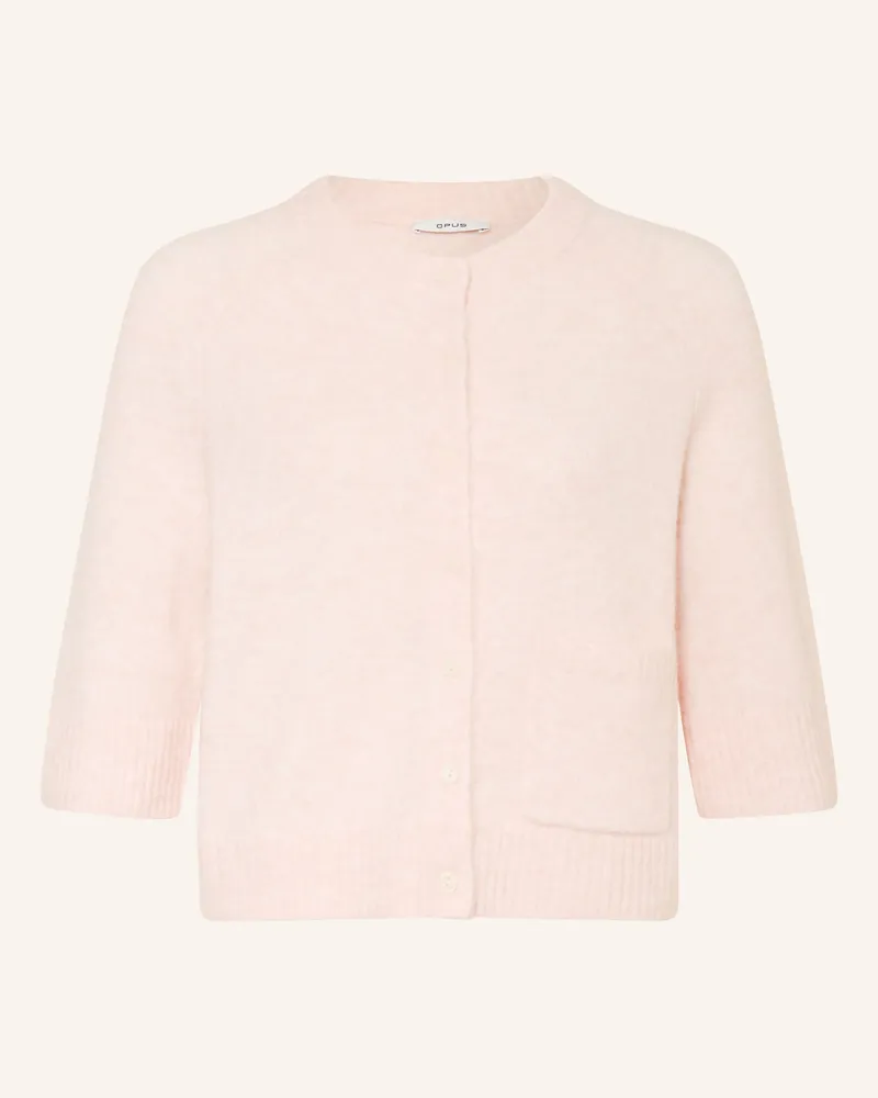 OPUS Strickjacke Dathena Mit 3/4-Arm rosa Rosé