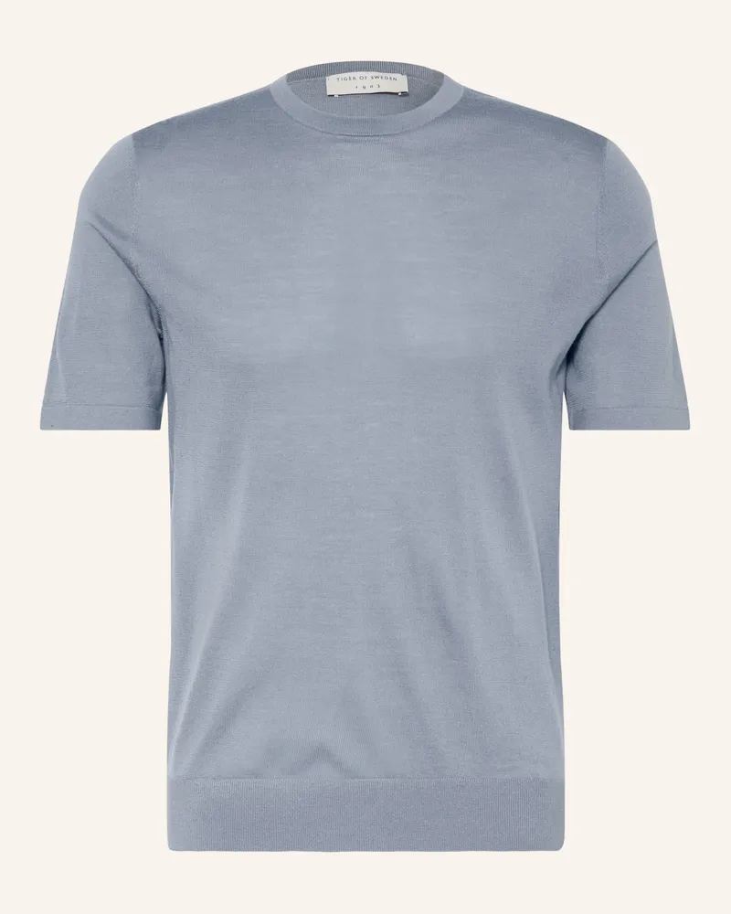 Tiger of Sweden Strickshirt CONNOR Blaugrau