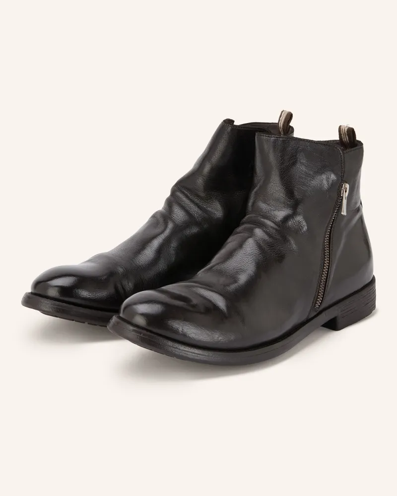 Officine Creative Italia Boots Hive 039 braun Schwarz