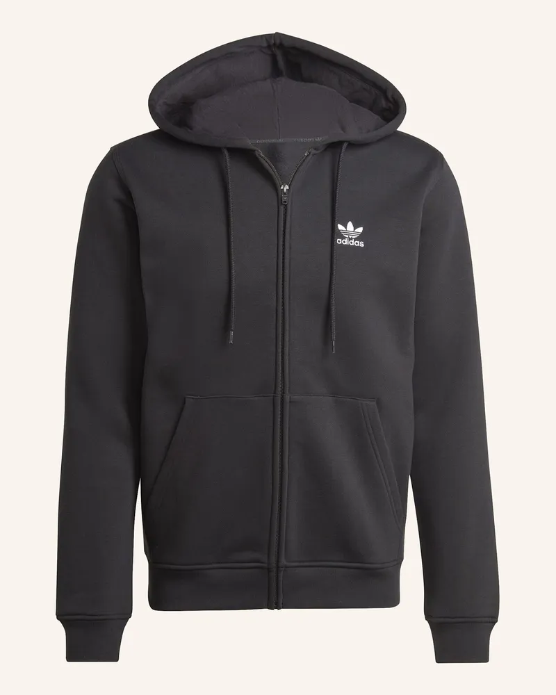 adidas TREFOIL ESSENTIALS KAPUZENJACKE Schwarz