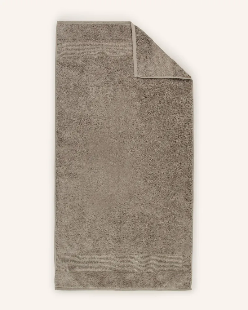 Cawö Handtuch The Luxury grau Grau