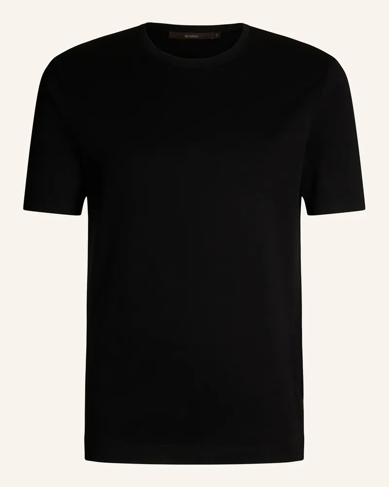 windsor. T-Shirt Schwarz