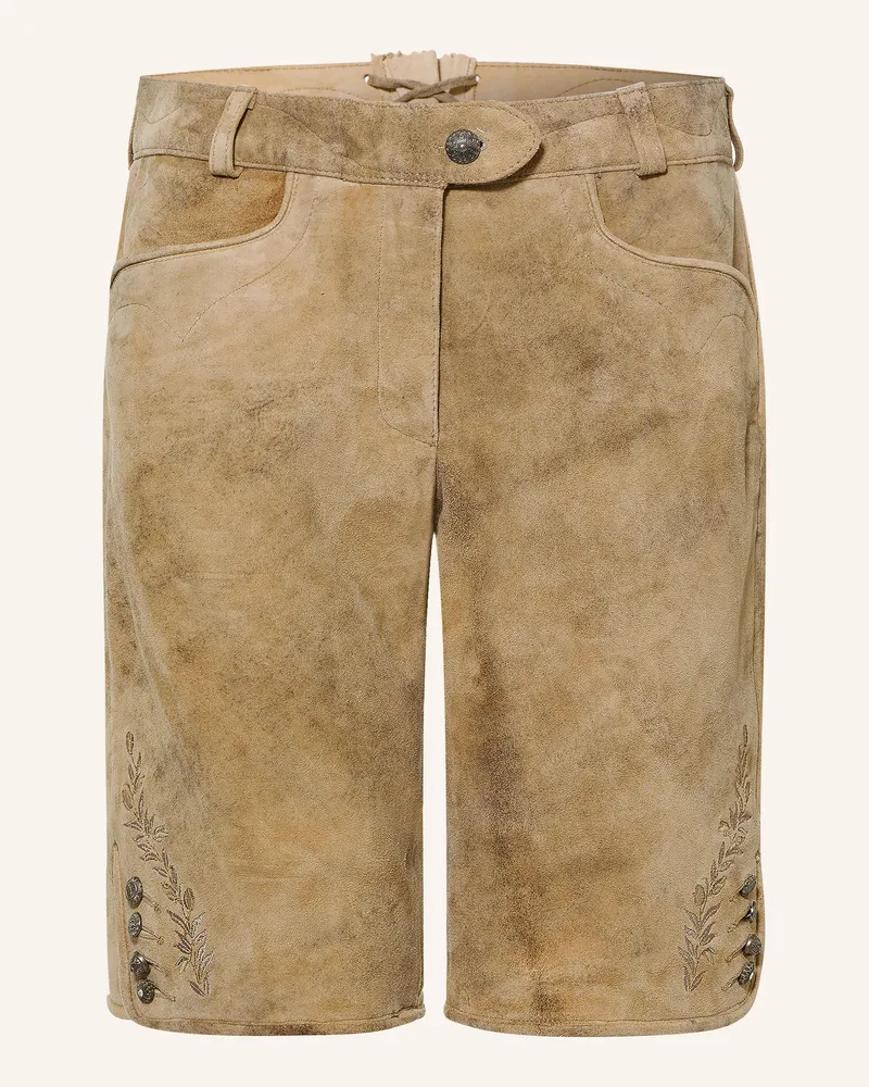 Spieth & Wensky Trachten-Lederhose Kamaria braun Camel