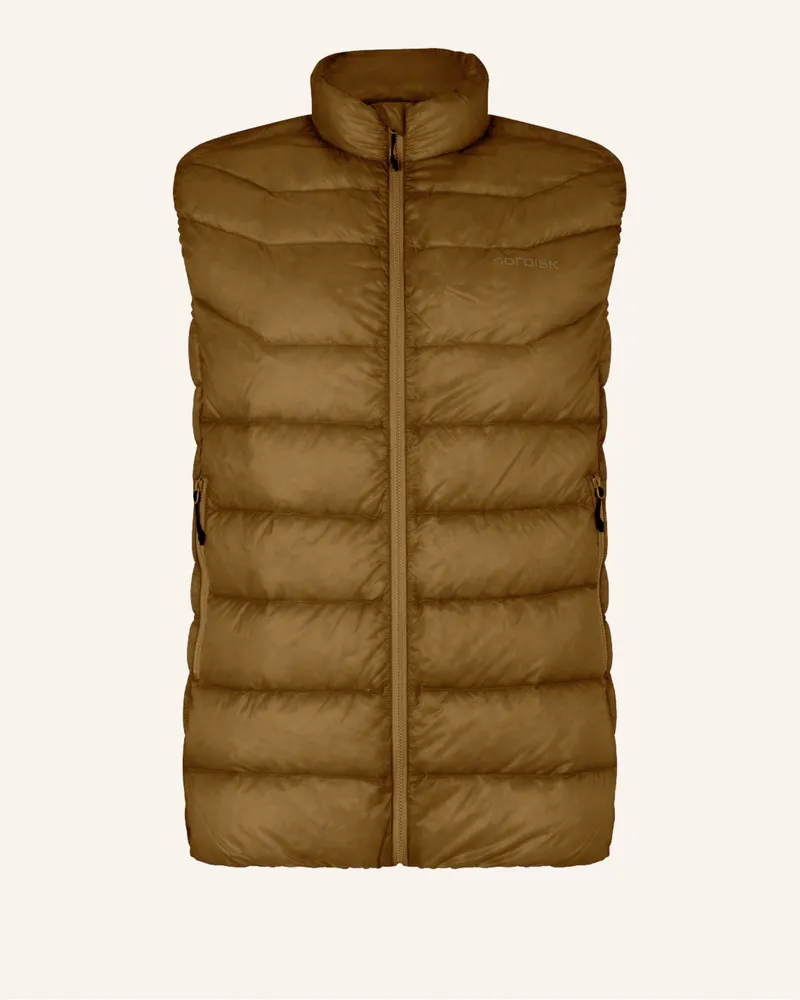 Nordisk Daunenweste ALTO Oliv