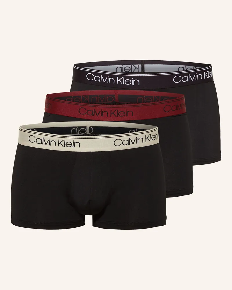 Calvin Klein 3er-Pack Boxershorts MICRO STRETCH Low Rise Schwarz
