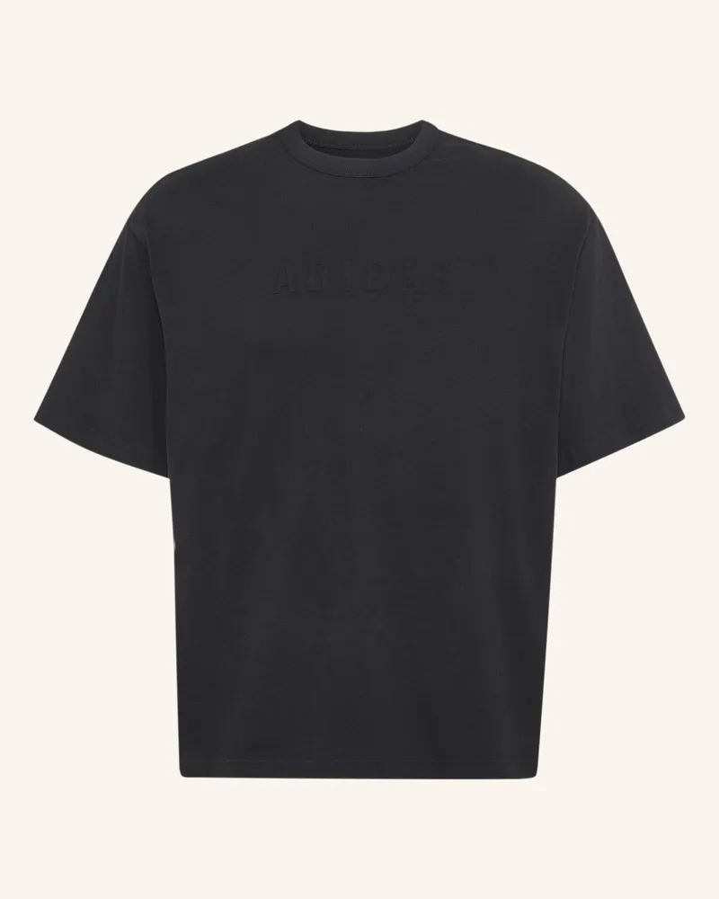 adidas Soft Lux Grafik T-Shirt schwarz Schwarz