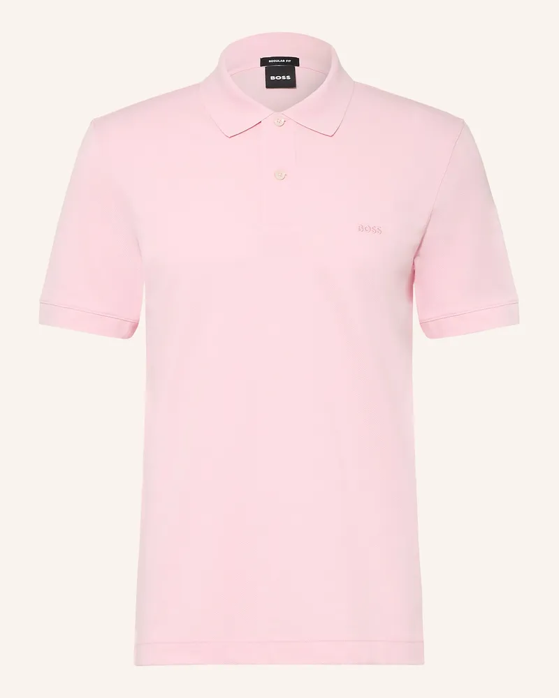 HUGO BOSS Piqué-Poloshirt Pallas Regular Fit rosa Rosa