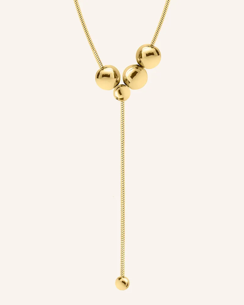 Liebeskind Halskette  aus  Edelstahl Gold