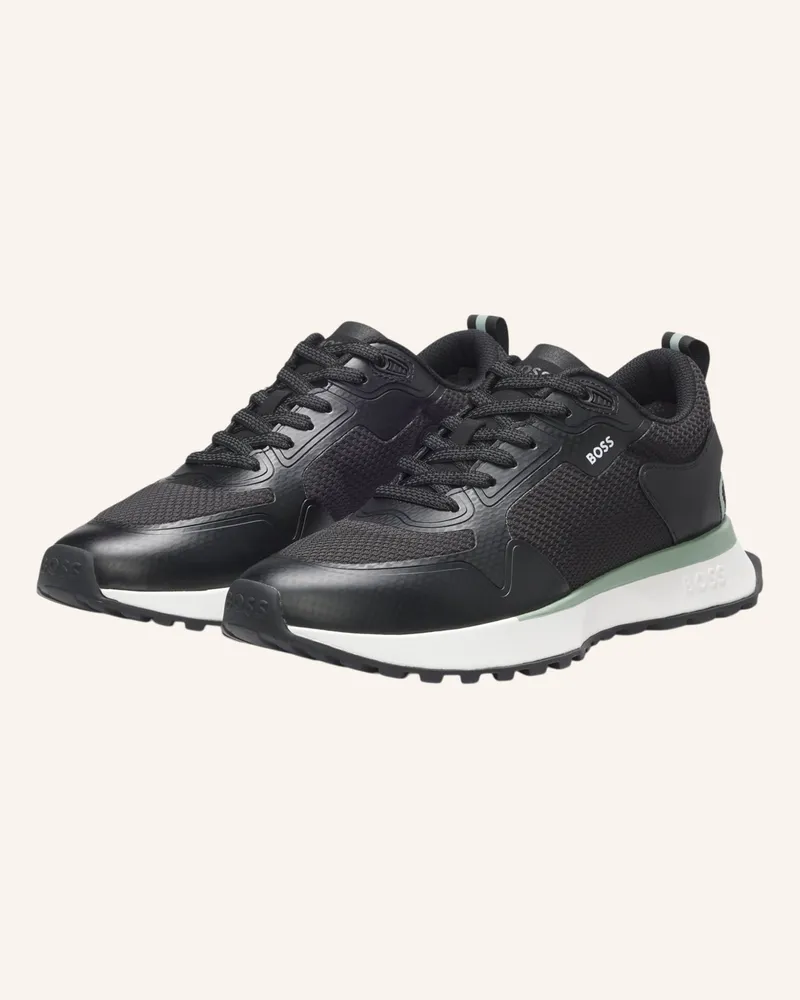 HUGO BOSS Sneaker Jonah_Runn_Meth schwarz Schwarz